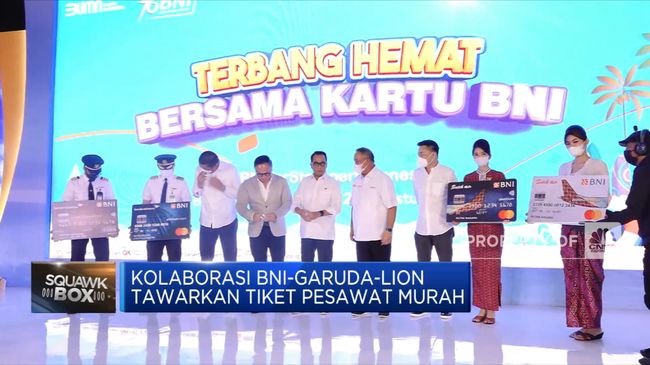 BNI-Garuda-Lion Sepakat Tekan Harga Tiket Pesawat