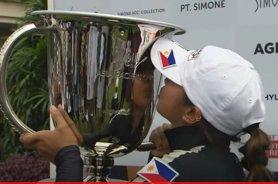 Simone Asia Pacific Cup에서 우승을 차지한 필리핀 프린세스 메리 수페랄(Princess Mary)선수