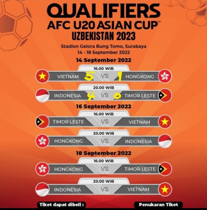 ■안내■AFC U20 2023 아시안 컵 예선