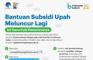 저임금 노동자, 임금 보조금 60만 루피아 지원