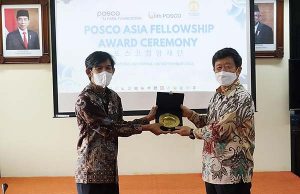포스코청암재단, 인도네시아 국립대 우수 학생 장학증서 수여식 개최