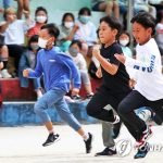 마스크 벗은 운동회