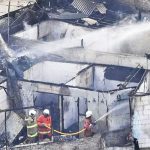 자카르타 화재로 전소