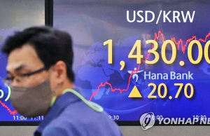 원/달러 환율, 장중 1,430원도 돌파…하루 만에 22원↑