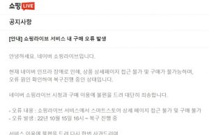 네이버 서비스도 일부 장애…SK 판교 데이터센터 화재 영향