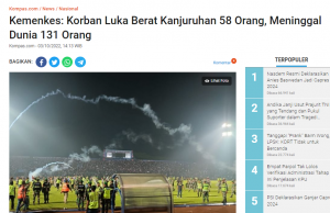 사망자 135명 초래한 인도네시아 축구장 참사 재판 시작