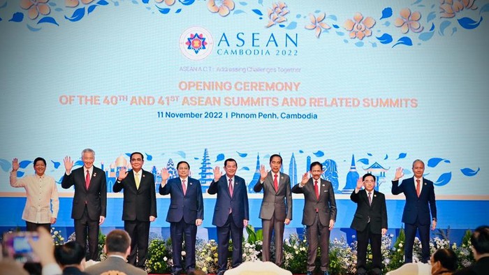 2022년 11월 11일 캄보디아 프놈펜에서 열린 ASEAN 정상회의