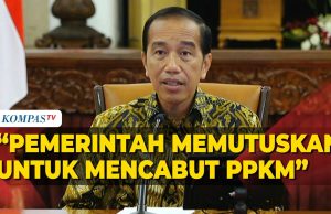 *속보* 조코위 대통령 PPKM 해제 발표