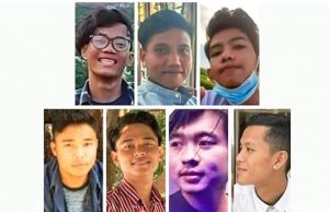 미얀마 반군부활동 대학생 7명 사형 선고