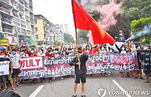안보리, 첫 미얀마 결의안 채택폭력 종식과 정치범 석방 요구
