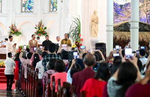 조코위 대통령, 교회에서 성탄절 메시지 “종교 화합과 관용”