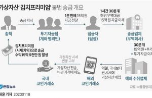 가상자산 ‘김치프리미엄’ 불법 송금 개요