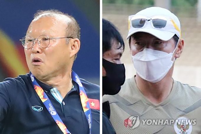 박항서 감독 “베트남이 더 강해”…신태용 감독 “그럼 왜 비겼나”