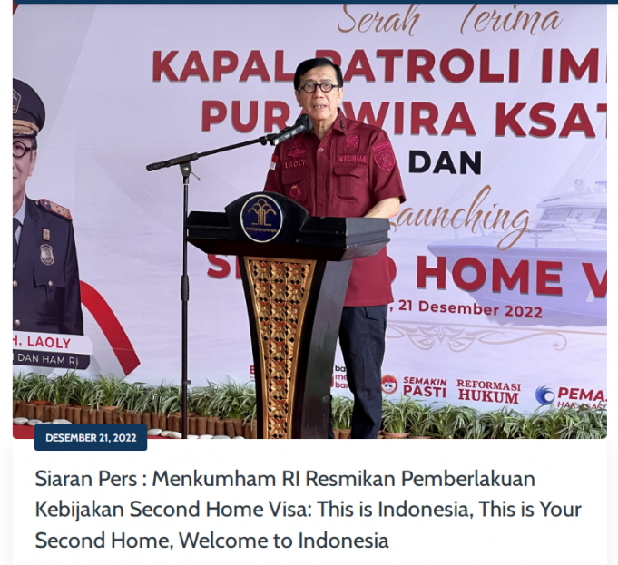 이민 업무 상식 나누기(I) SECOND HOME VISA 편