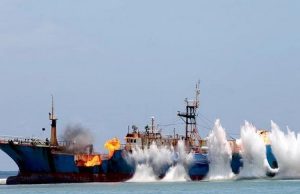 2022년 불법 조업 어선 97척 포획… 수장 정책 계속