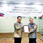 OK뱅크 인니, 국제표준 정보보호 관리체계 인증