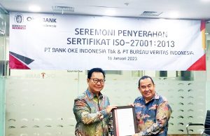 OK뱅크 인니, 국제표준 정보보호 관리체계 인증