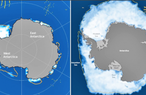 아시아 절반 남극얼음, 인도네시아 크기로 줄어