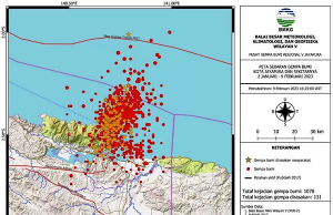 파푸아서 1천회 넘게 지진 자야푸라 연쇄지진으로 대피중