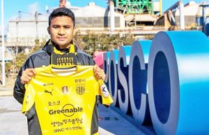 ‘인도네시아 박지성’ 아스나위, 노란색 유니폼 입다!