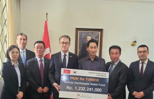 한인동포 튀르키예 지진피해 성금, 주인니 튀르키예 대사관 전달