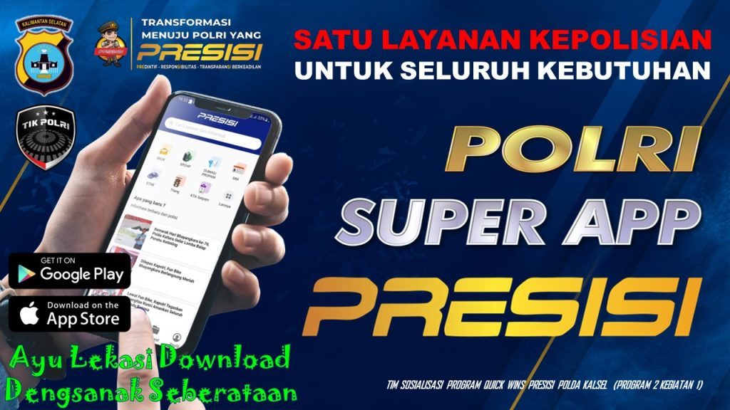 경찰청이 공개한 대국민 Super Apps Presisi 앱