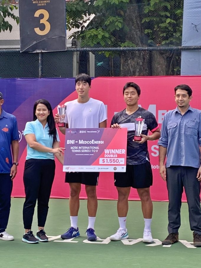 정윤성-정영석,국제테니스연맹 인도네시아 인터내셔널 챔피언십 우승