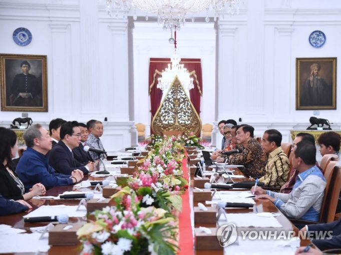 한국대표단, 조코위 대통령 예방…농식품 교역 확대 방안 논의
