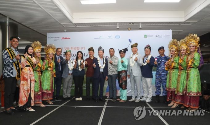 인천공항, 바탐 직항노선 취항 기념식… 현지 봉사 활동 실시