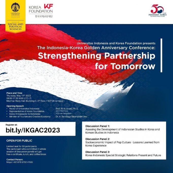 KF, 한-인니 수교 50주년 ‘미래를 향한 파트너십’ 콘퍼런스 지원