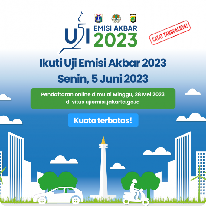 자카르타와 수도권 6월 6일부터 차량 배출가스 단속