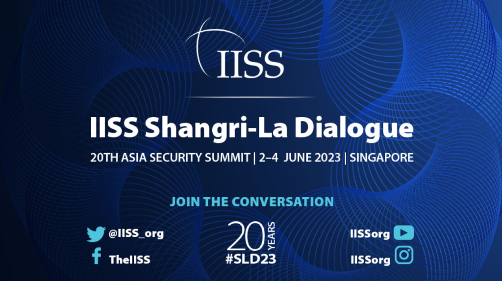the 20th IISS Shangri-La Dialogue in Singapore