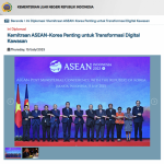 레트노 외무장관, 아세안과 디지털 혁신 파트너십 구축에 한국 초청