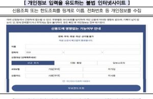 대부업체 이용 10계명… 신용조회 불법사이트 조심해야