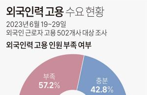 한국 외국인력 고용 수요 현황