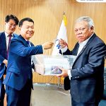 윤석대 사장과 바수키 하디물요노 인도네시아 공공사업주택부 장관은 지난 5일 간담회를 진행했다. (사진=인도네시아 공공사업주택부)