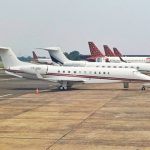 할림 페르다나쿠수마 공항의 외국 비행기