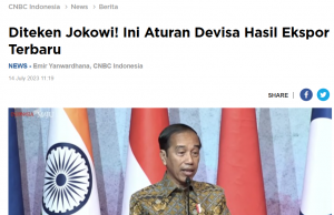 조코위 대통령, 수출 외환 규정 서명…수출대금 3개월 예치해야