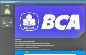 750만 루피아에 MyBCA 계정 해킹 서비스 “황당”