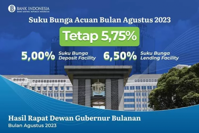 BI 기준금리 5.75%로 7연속 동결