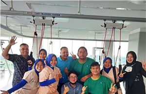 마르페, 보행훈련시스템 수라바야 국제병원 수출