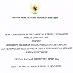 무역부 규정 50호(Permendag 50)