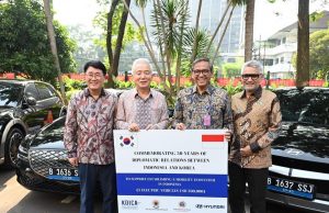 한국외교부, 인도네시아에 G80 등 의전용 전기차 기증