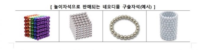 소비자원 “네오디뮴 구슬 자석 영유아 삼킴사고 주의보”