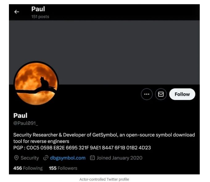 “사이버 전문가 폴입니다”…北해커, SNS서 보안전문가 노려
