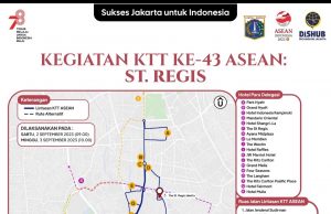 제43차 ASEAN 정상회담 기간 자카르타 29개도로 통행 제한