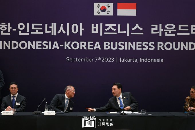 정의선 “한·인니 경제협력, AI·수소 등 미래 첨단분야로 확장”