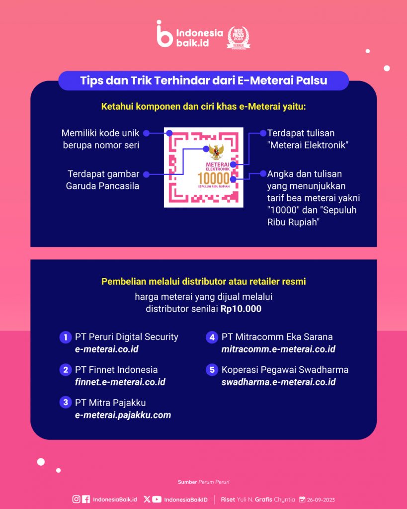 E-Meterai (전자인지) 가짜 확인 방법 | 한인포스트