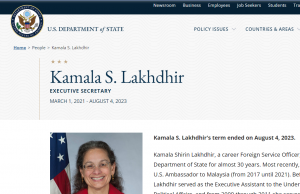 바이든, 카멀라 주인니 미대사 지명…’북핵통’ 성김 은퇴 수순 전망