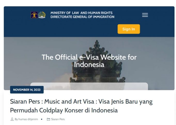 이민청 “음악 및 예술 비자로 인도네시아 콘서트 더 쉽게”